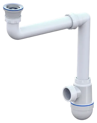 Space Saving Bottle Trap Siphon Ø65 Extendable 40 mm Cikis