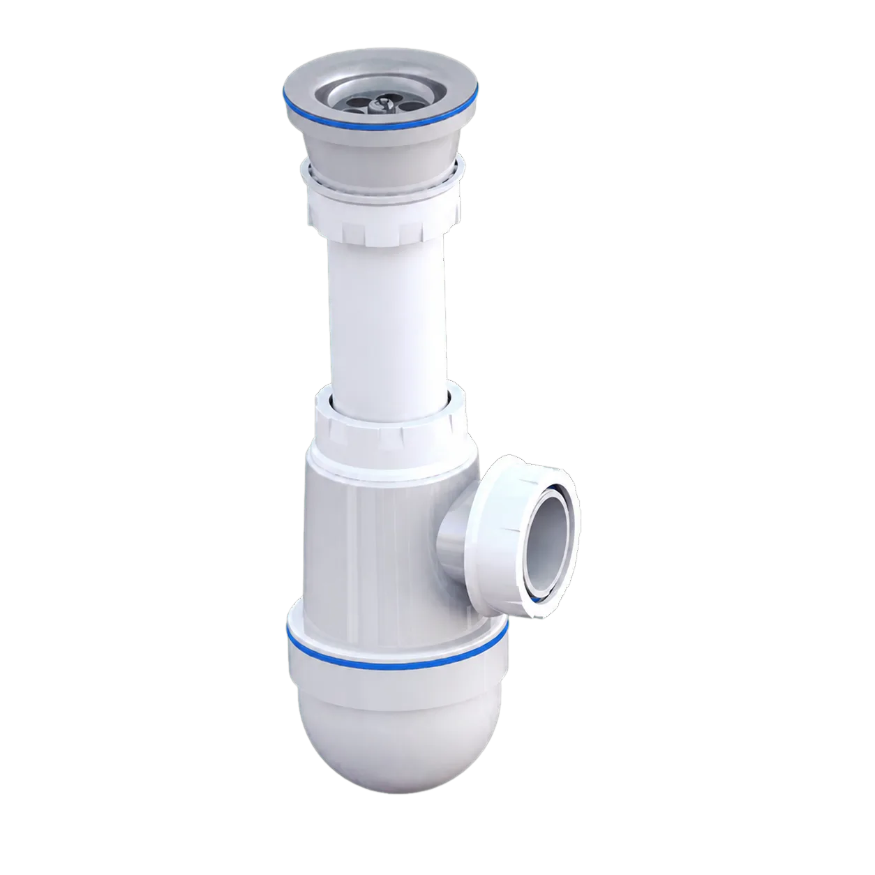 Bottle Trap Siphon Ø70 With Ø40 Extendable Outlet